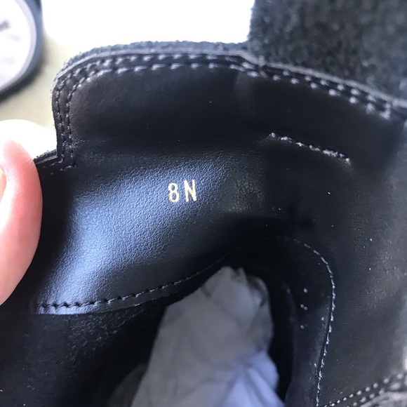 Vaneli Exnula black suede low heeled booties size 8 N NIB Water resistant - Picture 14 of 14